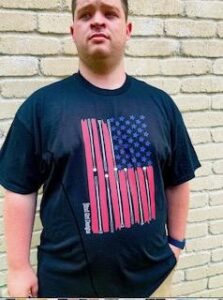 2) A classic and a best seller is Blind Girl Designs version of the American flag. This slightly