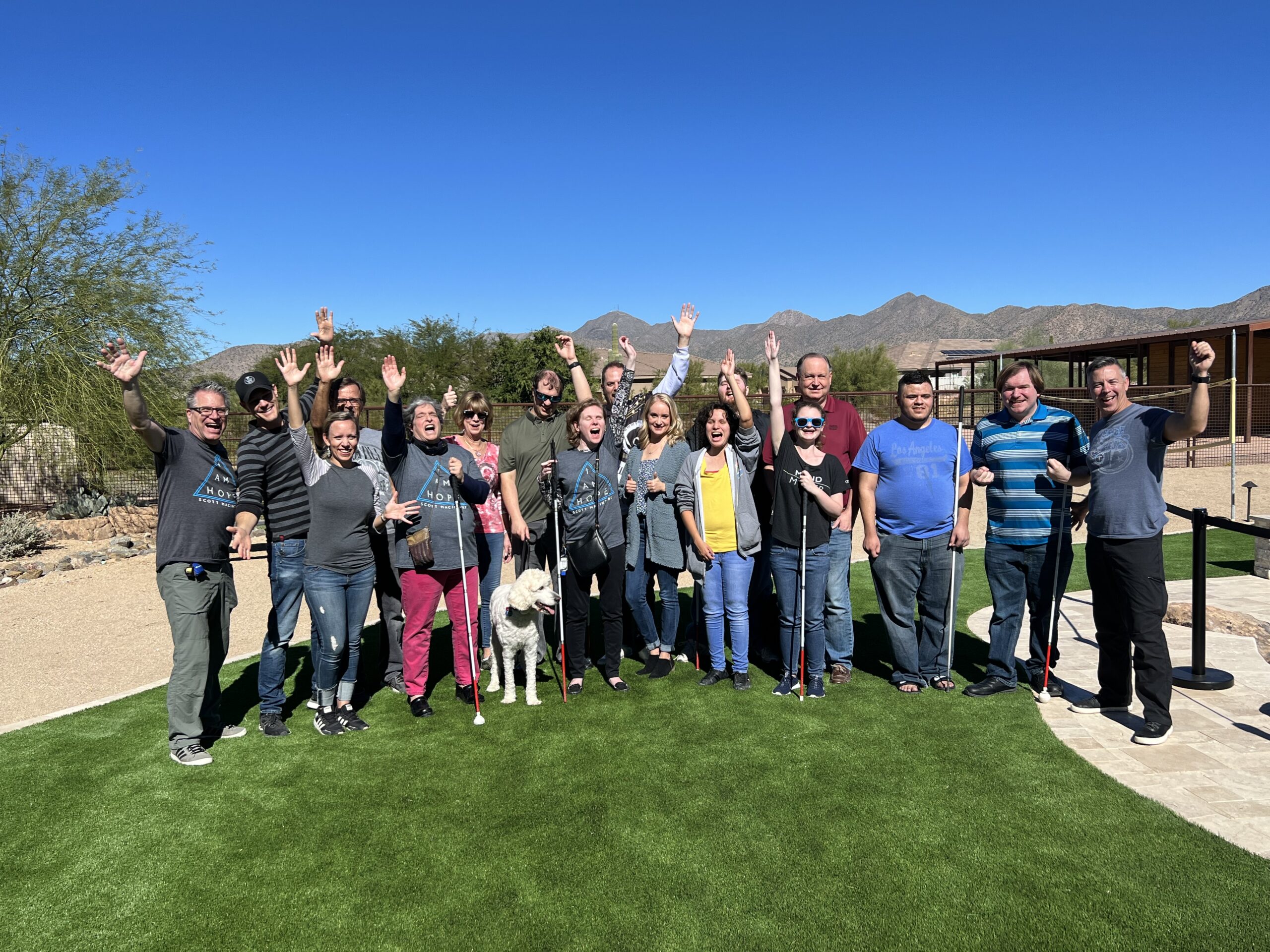 Group photo of the SongSight 2022 participants taken in Scottsdale, Arizona.